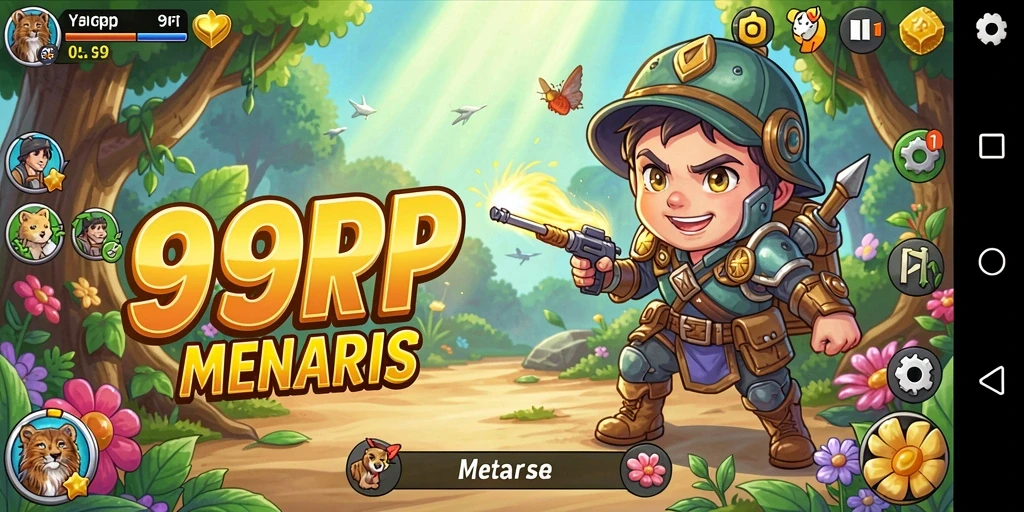 Tangkapan layar menunjukkan gameplay seru 99RP yang penuh tantangan.
