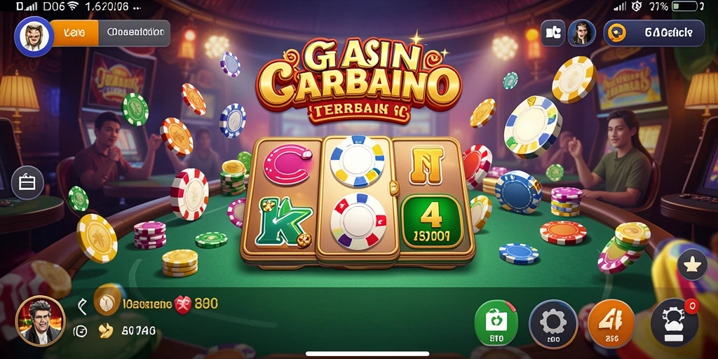 Tangkapan layar D06 menampilkan gameplay kasino yang mendebarkan dan interaktif.