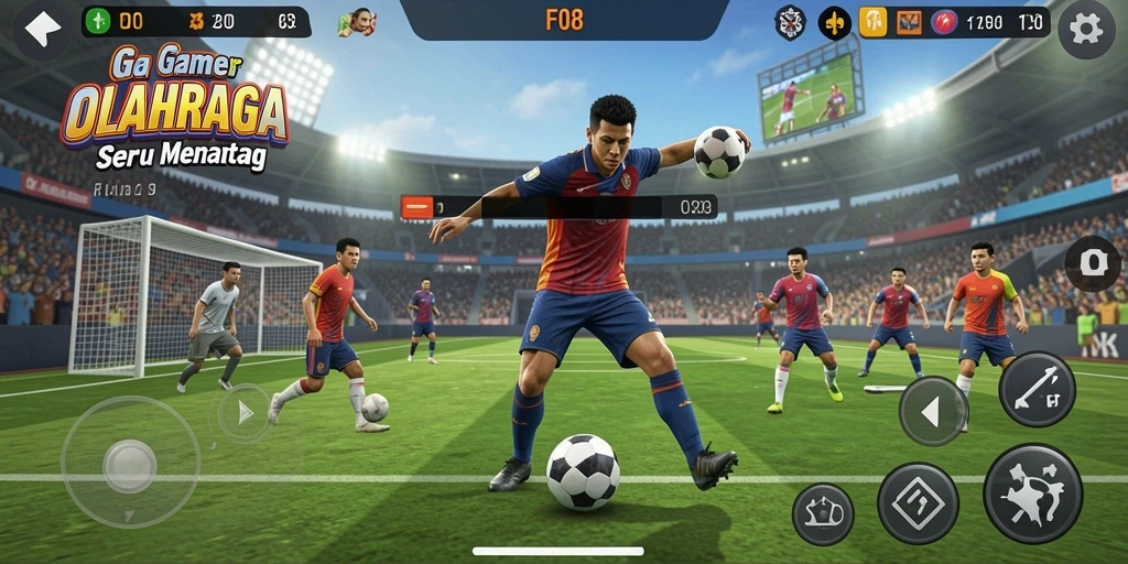 Lihat aksi seru dari game olahraga F08 dalam gameplay yang dinamis.
