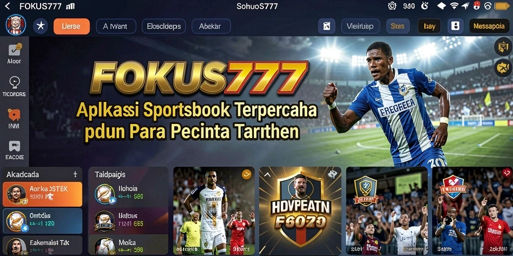 Tampilan menarik FOKUS777 saat melakukan taruhan olahraga.