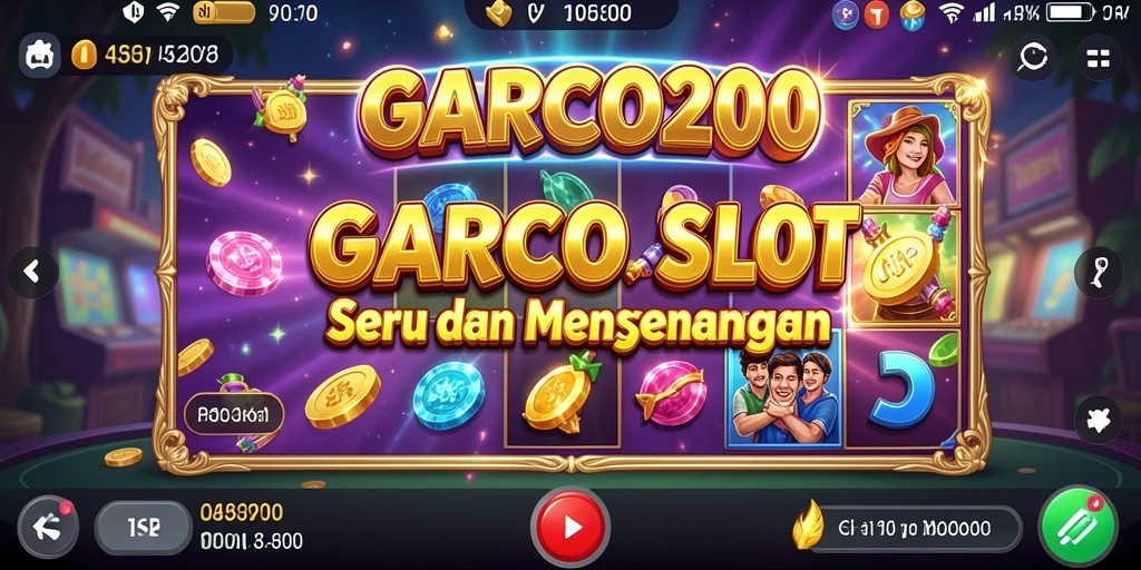 Tampilan menarik dari gameplay GARCO200 yang penuh aksi slot.