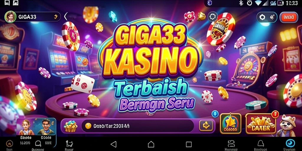 Gambar tampilan gameplay GIGA33 yang seru dan penuh warna.