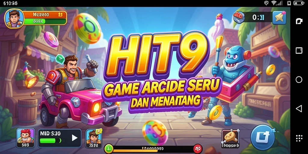 Tampilan gameplay HIT9 yang seru dan penuh tantangan.