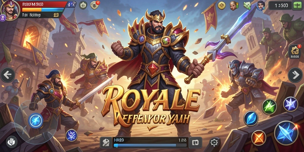 Screenshot gameplay HR89 menampilkan aksi pertempuran yang mendebarkan.