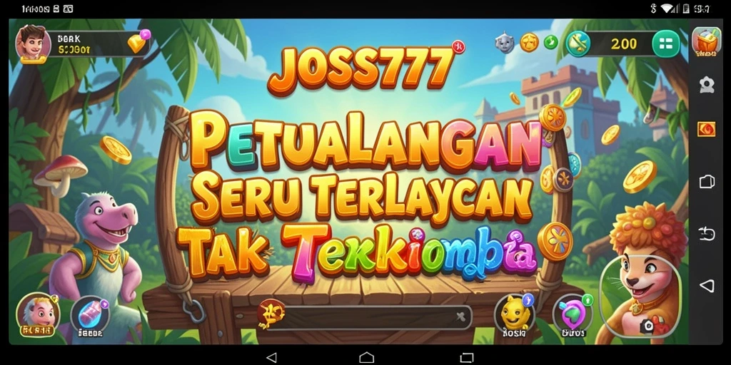 Tampilan gameplay petualangan menarik dari JOSS777, penuh aksi dan tantangan.