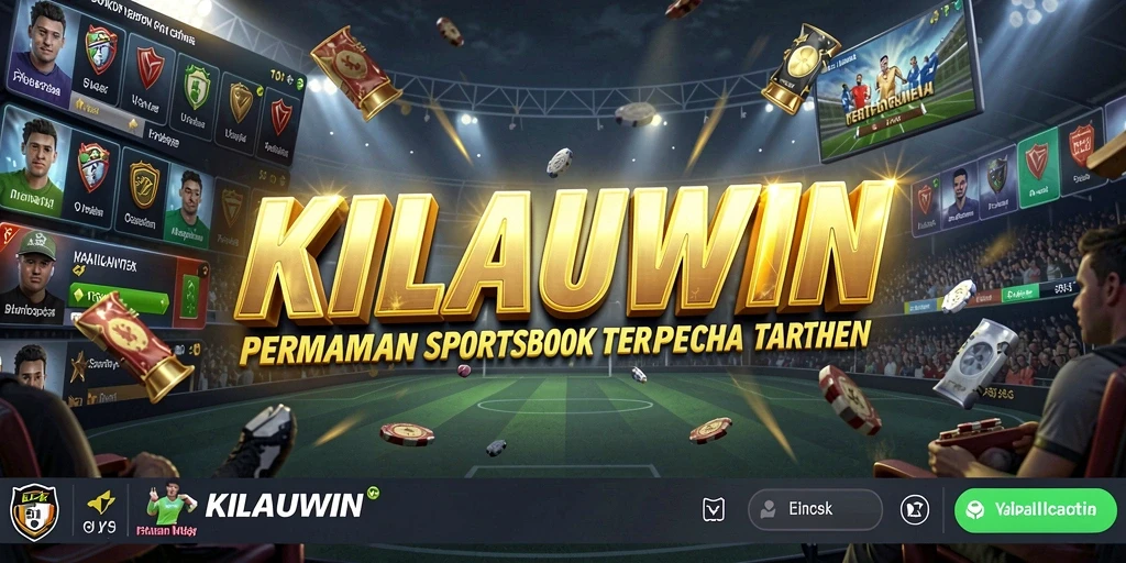 Screenshot gameplay KILAUWIN yang menampilkan pengaturan taruhan olahraga.
