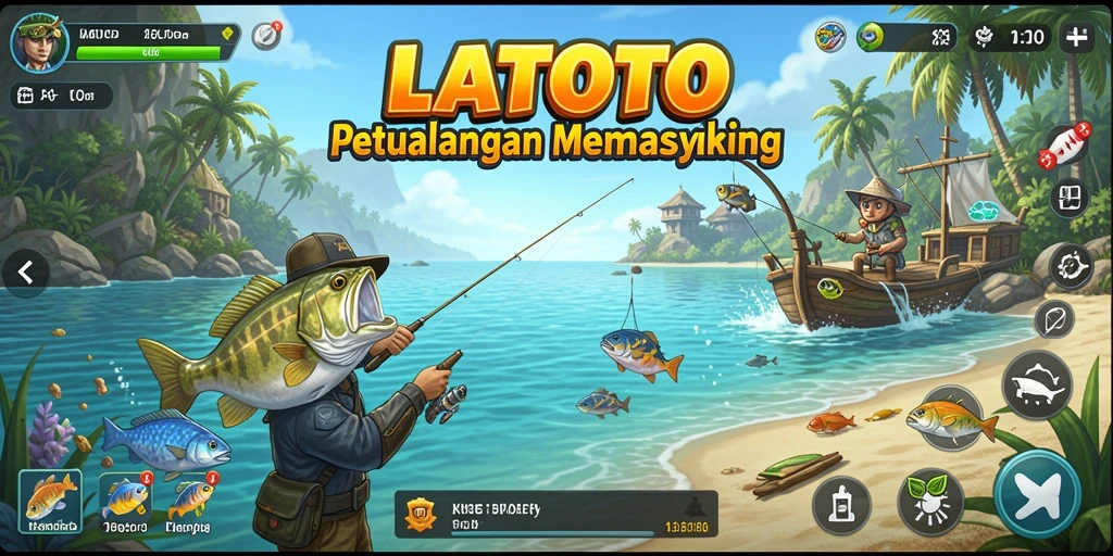Tampilan menarik dari gameplay LATOTO yang penuh warna dan menyenangkan.