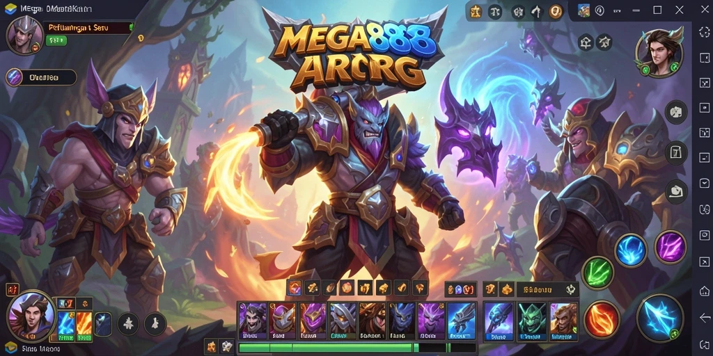 Tampilan gameplay seru di dunia petualangan ARPG.
