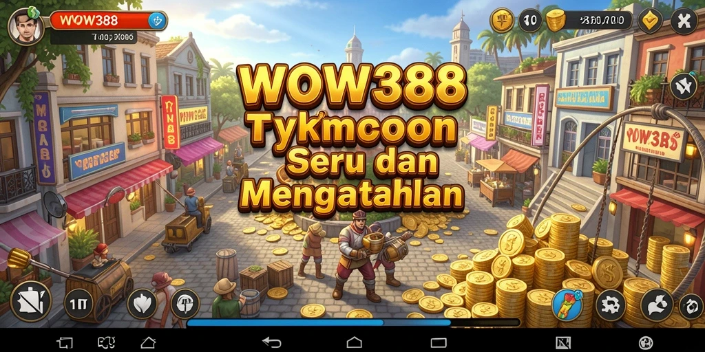 Screenshot gameplay WOW388 yang menampilkan serunya membangun bisnis Tycoon.