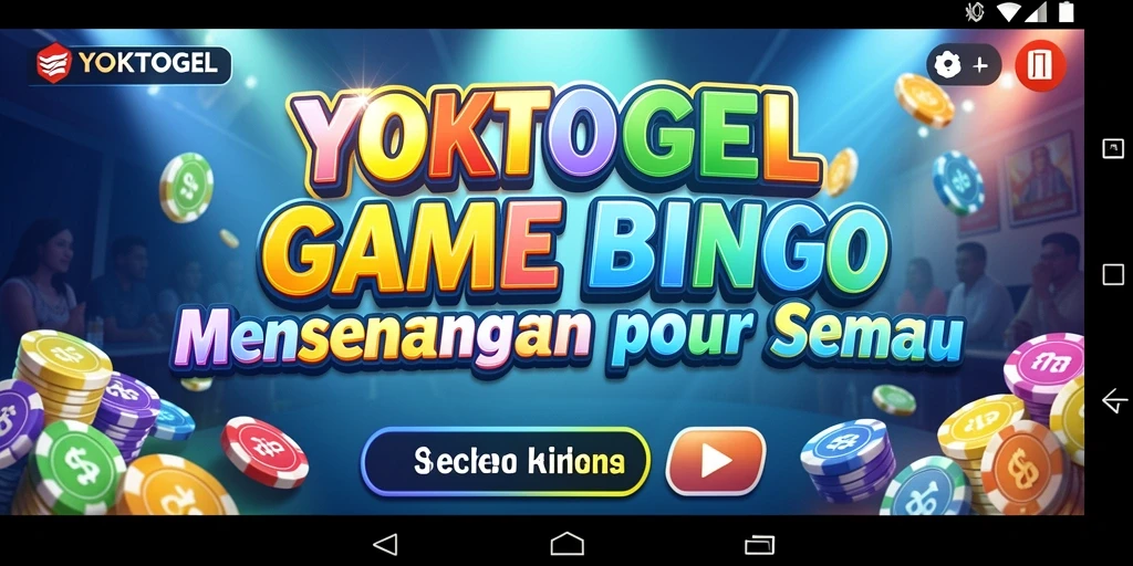 Tampilan menarik dari gameplay Bingo di YOKTOGEL.